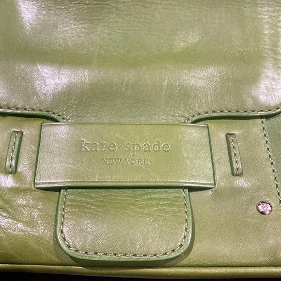Kate spade EUC green purse with matching wallet - Picture 3 of 9